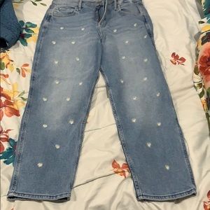 High waisted mom jeans